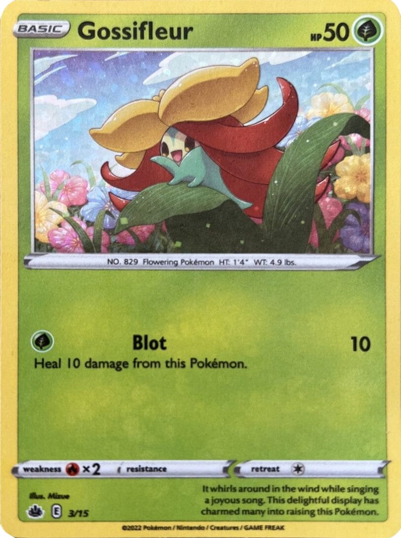 Gossifleur (3/15) [McDonald's Promos: Match Battle] Pokemon Single Pokémon  | Multizone: Comics And Games