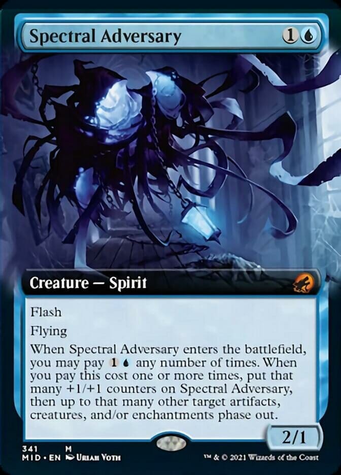 Spectral Adversary (Extended Art) [Innistrad: Midnight Hunt] MTG Single Magic: The Gathering  | Multizone: Comics And Games
