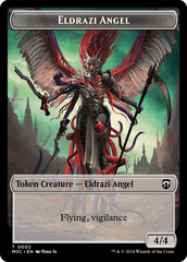 Copy (Ripple Foil) // Eldrazi Angel Double-Sided Token [Modern Horizons 3 Commander Tokens] MTG Single Magic: The Gathering  | Multizone: Comics And Games