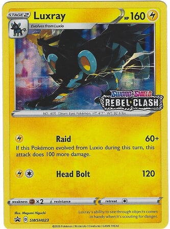 Luxray (SWSH023) (Prerelease Promo) [Sword & Shield: Black Star Promos] Pokemon Single Pokémon  | Multizone: Comics And Games