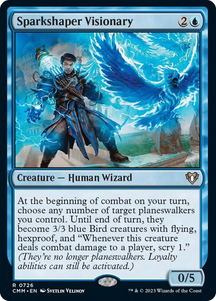 Sparkshaper Visionary [Commander Masters] MTG Single Magic: The Gathering  | Multizone: Comics And Games