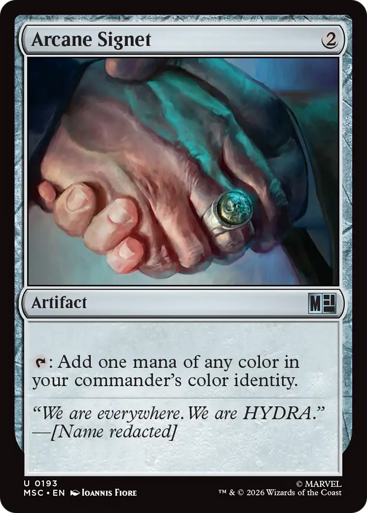 Arcane Signet (0193) (Surge Foil) [Marvel Super Heroes Commander] | Multizone: Comics And Games