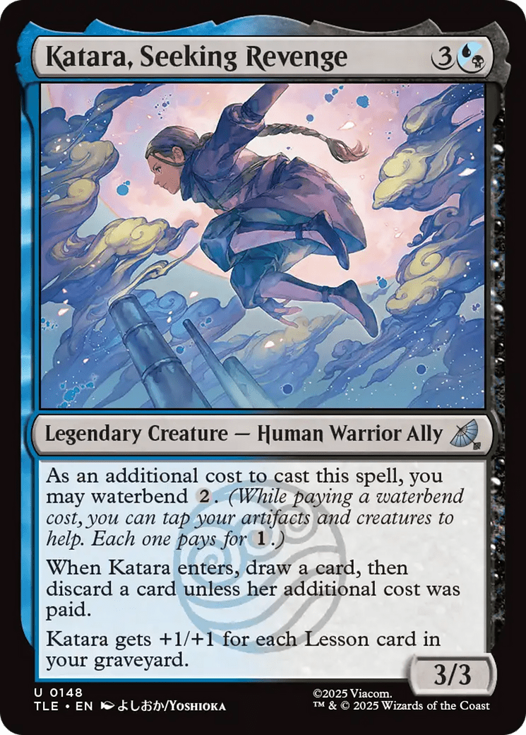 Katara, Seeking Revenge [Avatar: The Last Airbender: Eternal-Legal] MTG Single Magic: The Gathering  | Multizone: Comics And Games