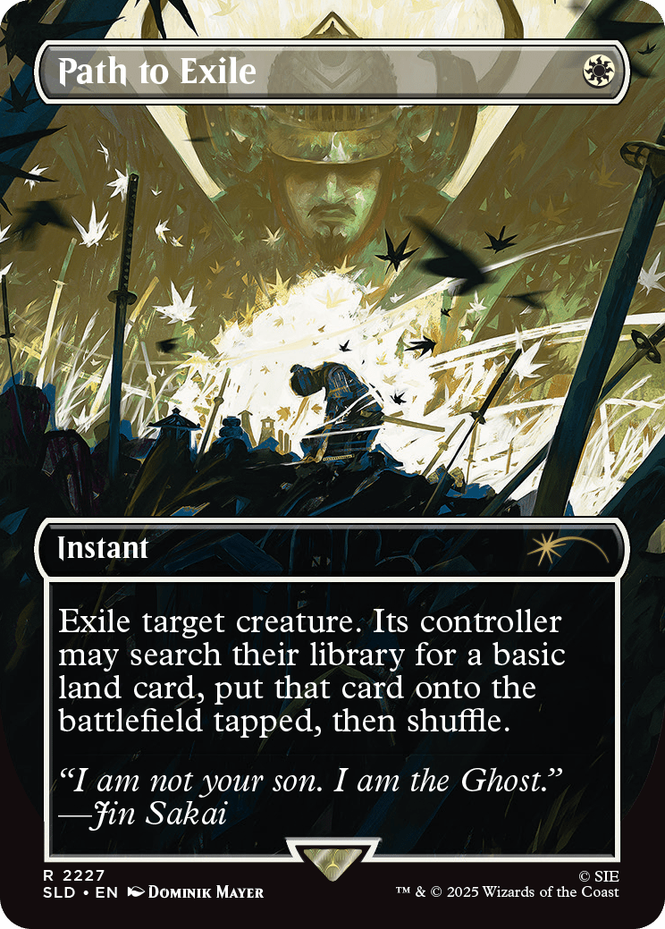 MTG SECRET LAIR PLAYSTATION SUPER DROP GHOSTS OF TSUSHIMA: SHADOW SAMURAI REGULAR (10/120) Cards Magic: The Gathering  | Multizone: Comics And Games