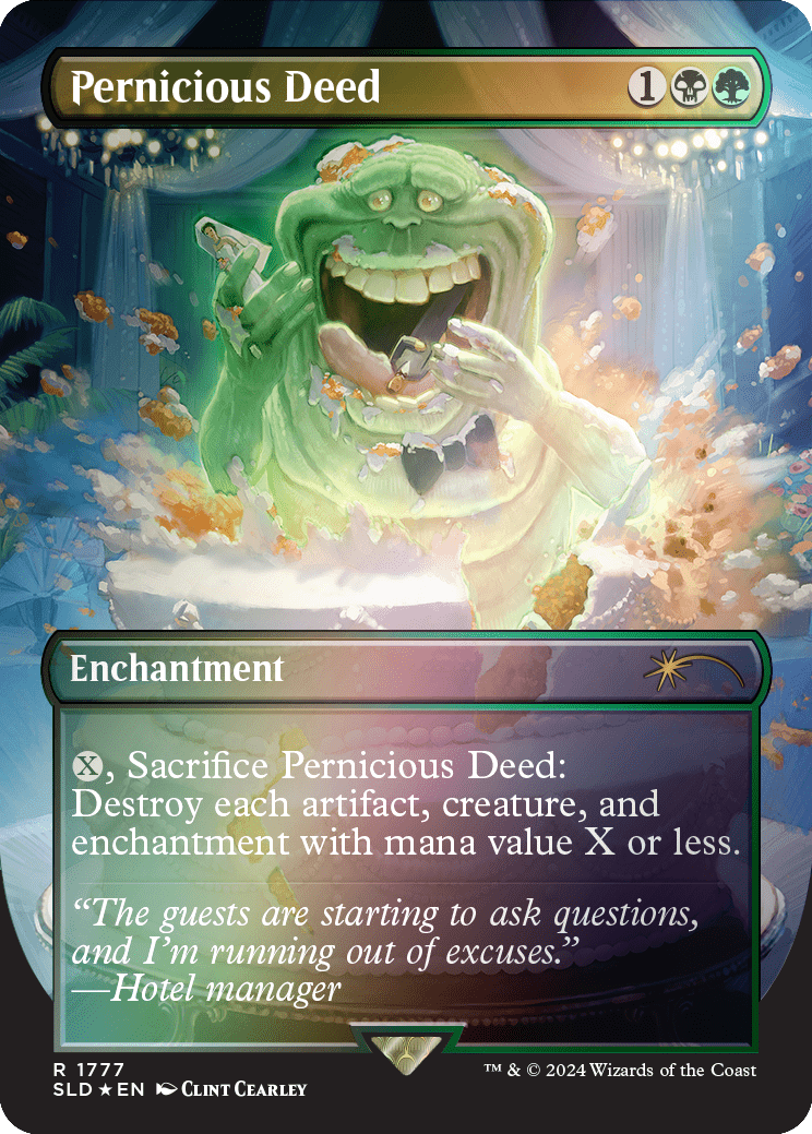 Pernicious Deed (Rainbow Foil) [Secret Lair Drop Series] MTG Single Magic: The Gathering  | Multizone: Comics And Games