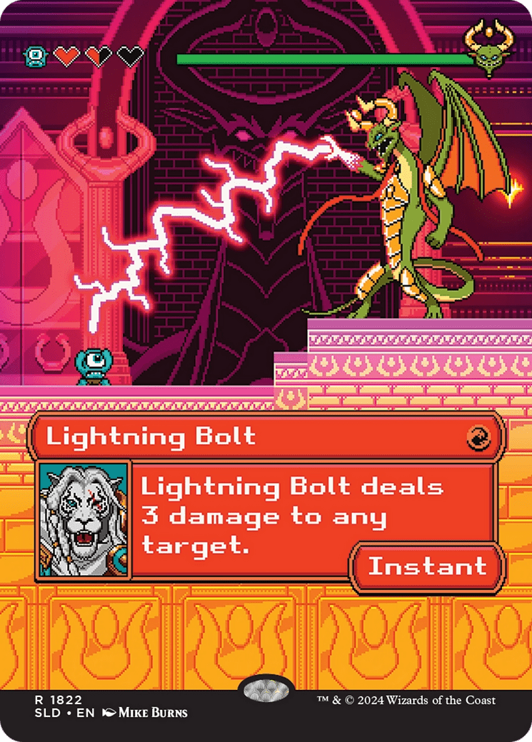 Lightning Bolt (1822) [Secret Lair Drop Series] MTG Single Magic: The Gathering  | Multizone: Comics And Games