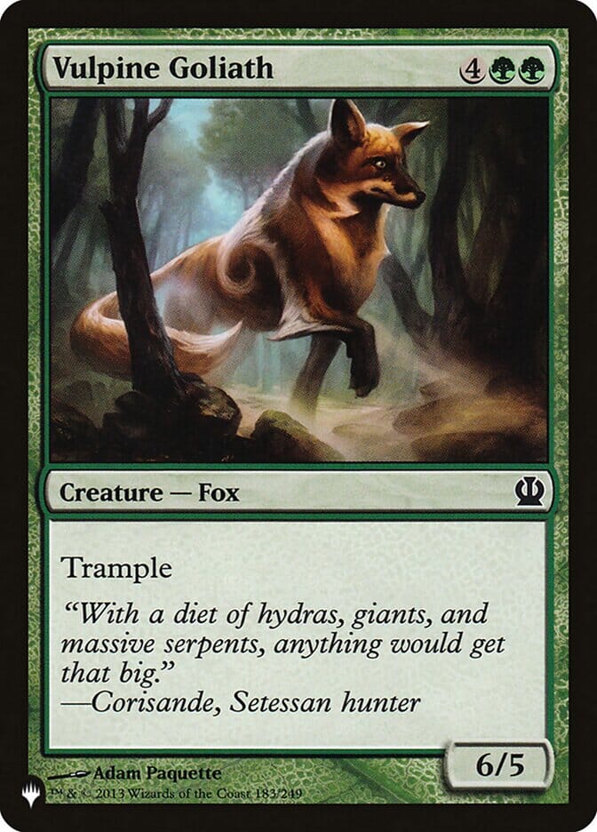 Vulpine Goliath [The List] MTG Single Magic: The Gathering  | Multizone: Comics And Games