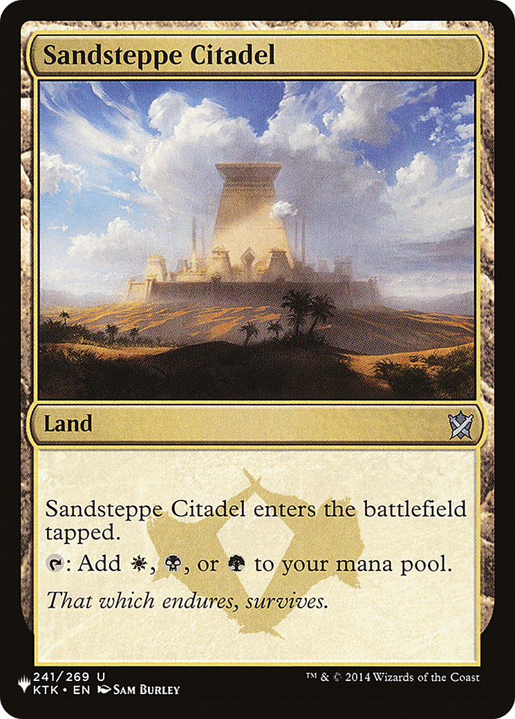 Sandsteppe Citadel [Secret Lair: From Cute to Brute] MTG Single Magic: The Gathering  | Multizone: Comics And Games