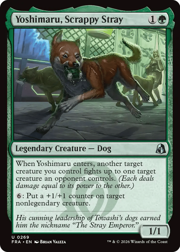 Yoshimaru, Scrappy Stray [Reality Fracture] MTG Single Magic: The Gathering  | Multizone: Comics And Games