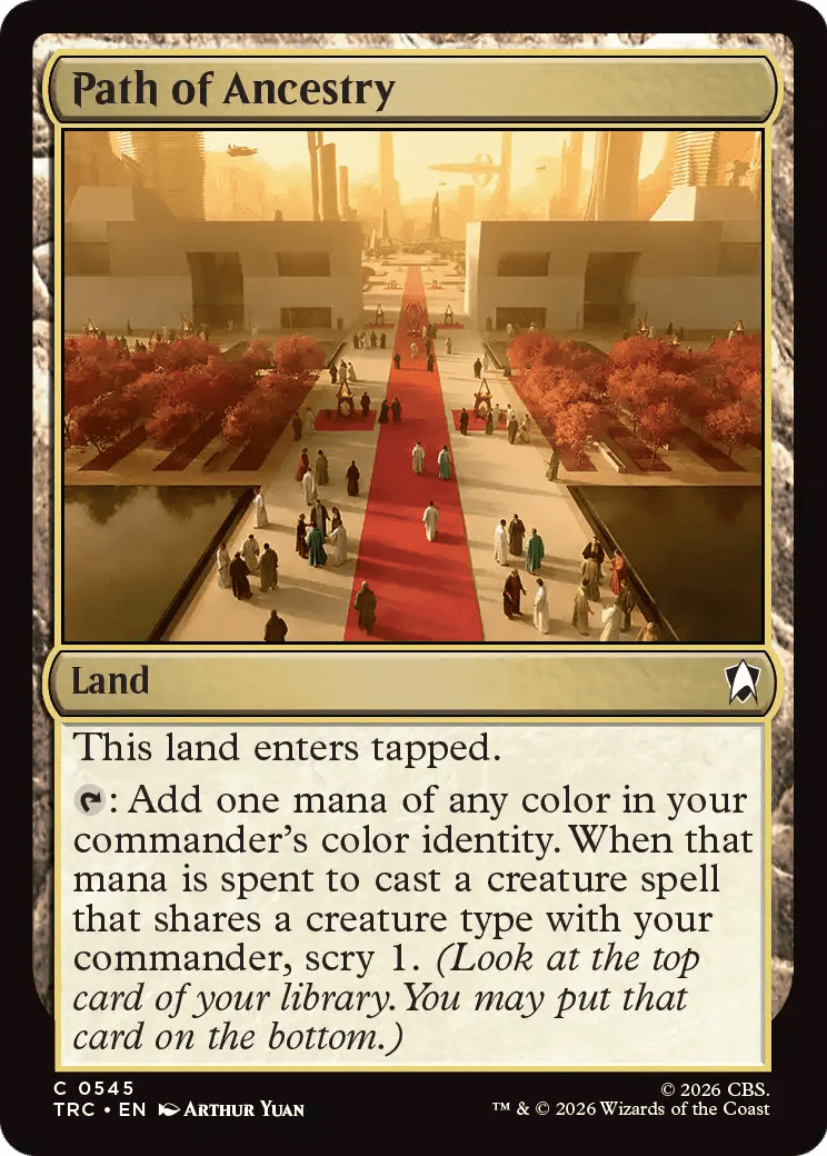 Path of Ancestry (Surge Foil) [Star Trek Commander] MTG Single Magic: The Gathering  | Multizone: Comics And Games