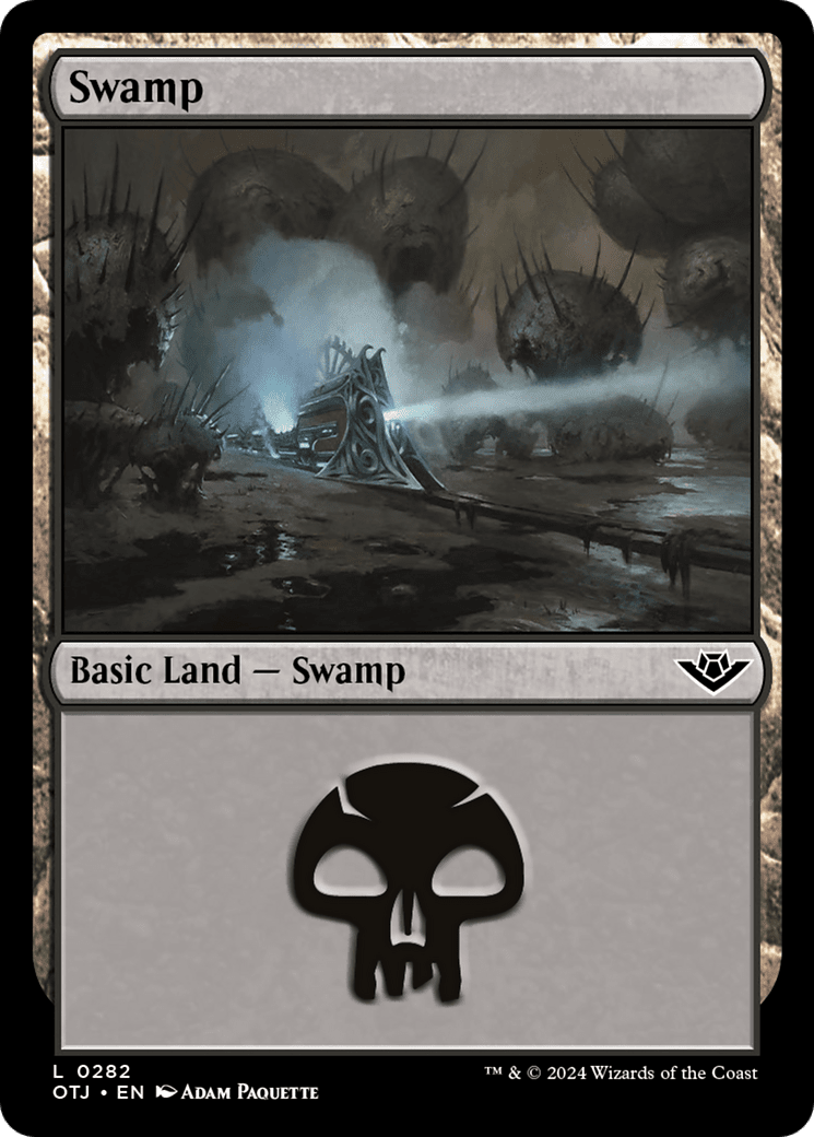 Swamp (0282) [Outlaws of Thunder Junction] MTG Single Magic: The Gathering  | Multizone: Comics And Games