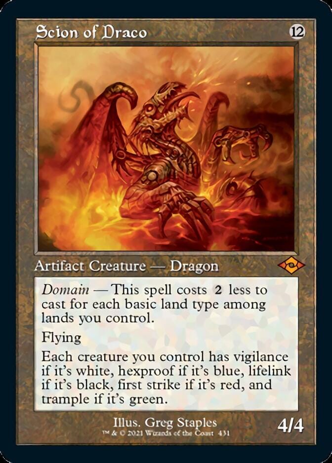 Scion of Draco (Retro) [Modern Horizons 2] MTG Single Magic: The Gathering  | Multizone: Comics And Games