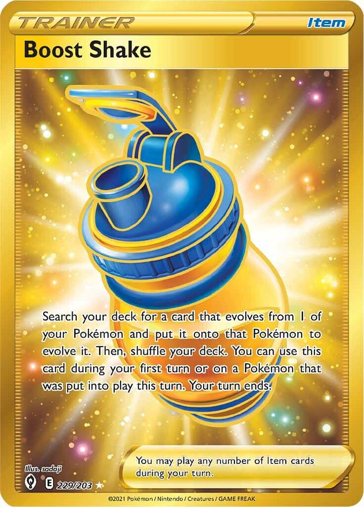 Boost Shake (229/203) [Sword & Shield: Evolving Skies] Pokemon Single Pokémon  | Multizone: Comics And Games