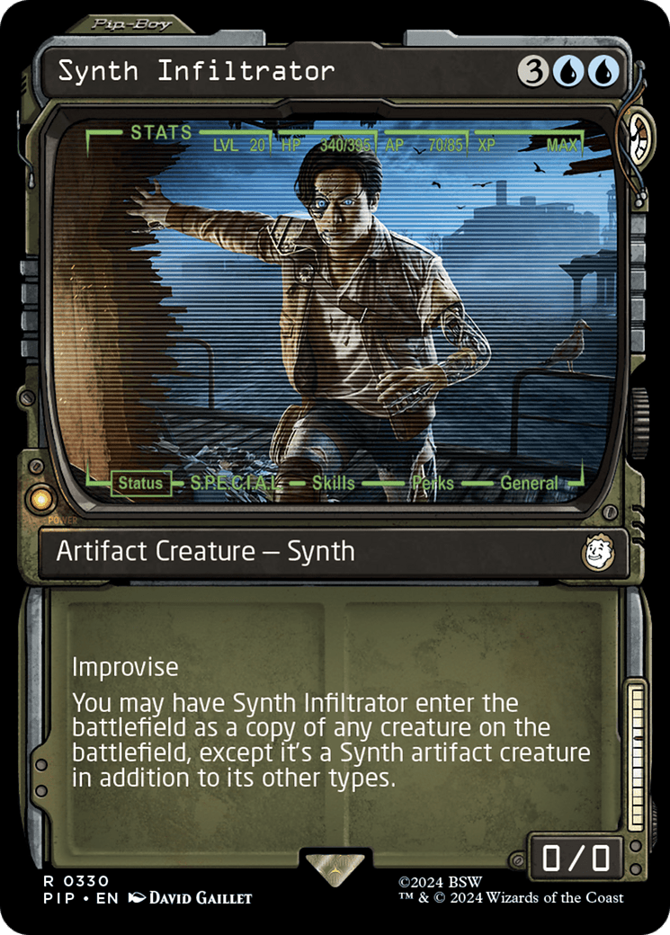 Synth Infiltrator (Showcase) [Fallout] MTG Single Magic: The Gathering  | Multizone: Comics And Games
