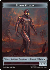 Hero // Robot Villain Double-Sided Token [Marvel Super Heroes Tokens] MTG Single Magic: The Gathering  | Multizone: Comics And Games