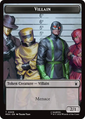Villain // Treasure Double-Sided Token [Marvel Super Heroes Tokens] MTG Single Magic: The Gathering  | Multizone: Comics And Games