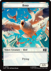 Bird // Rhino Double-Sided Token [Marvel Super Heroes Commander Tokens] MTG Single Magic: The Gathering  | Multizone: Comics And Games