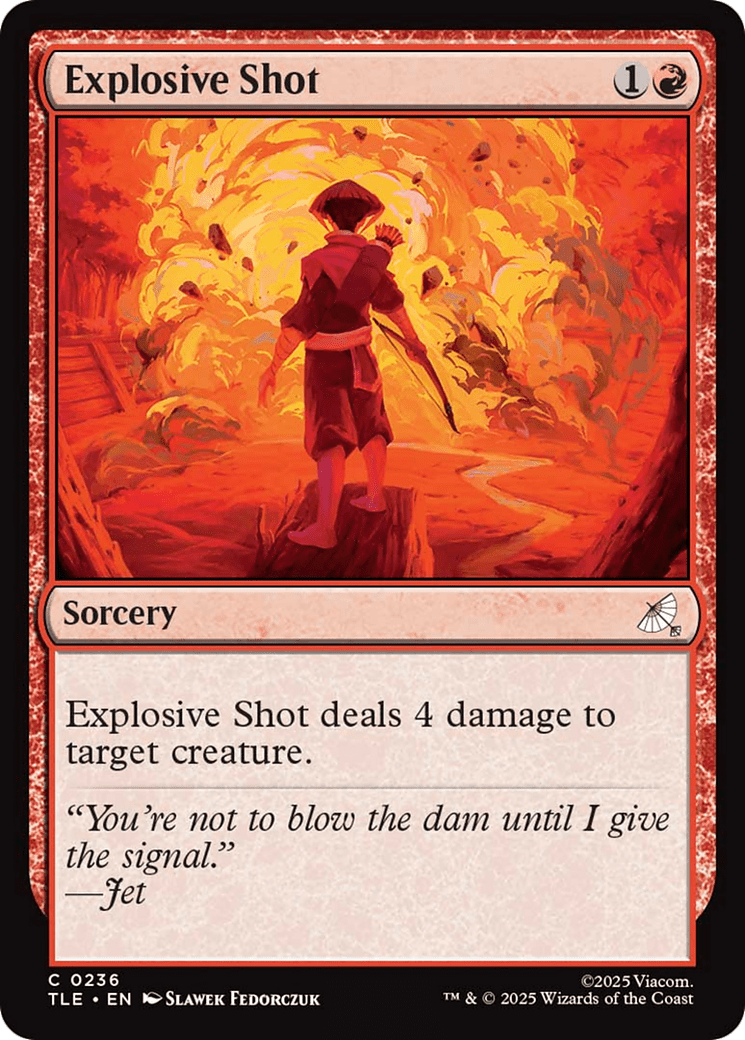 Explosive Shot [Avatar: The Last Airbender: Eternal-Legal] MTG Single Magic: The Gathering  | Multizone: Comics And Games