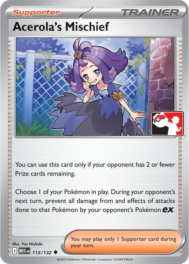 Acerola's Mischief (113/132) [Prize Pack Series Nine] Pokemon Single Pokémon  | Multizone: Comics And Games