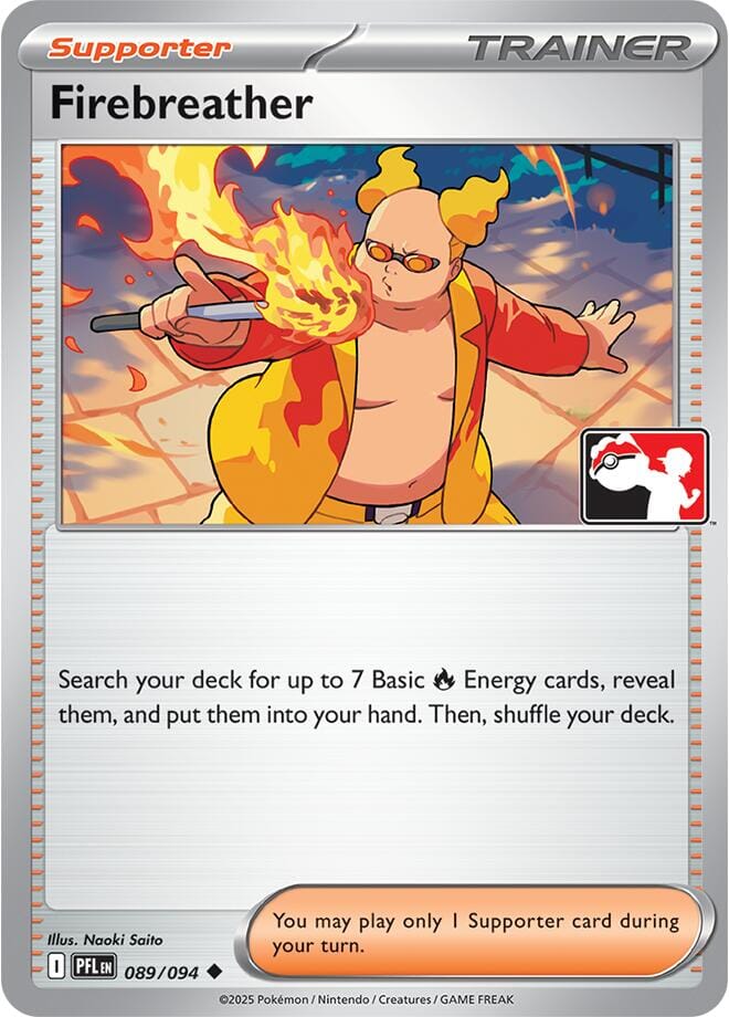 Firebreather (089/094) [Prize Pack Series Nine] Pokemon Single Pokémon  | Multizone: Comics And Games