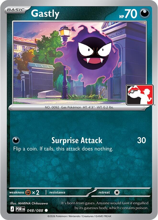 Gastly (048/088) [Prize Pack Series Nine] Pokemon Single Pokémon  | Multizone: Comics And Games