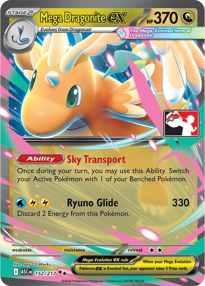 Mega Dragonite ex (152/217) [Prize Pack Series Nine] Pokemon Single Pokémon  | Multizone: Comics And Games