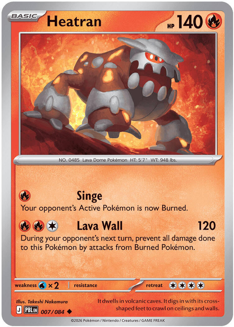Heatran (007/084) [Mega Evolution: Pitch Black] | Multizone: Comics And Games