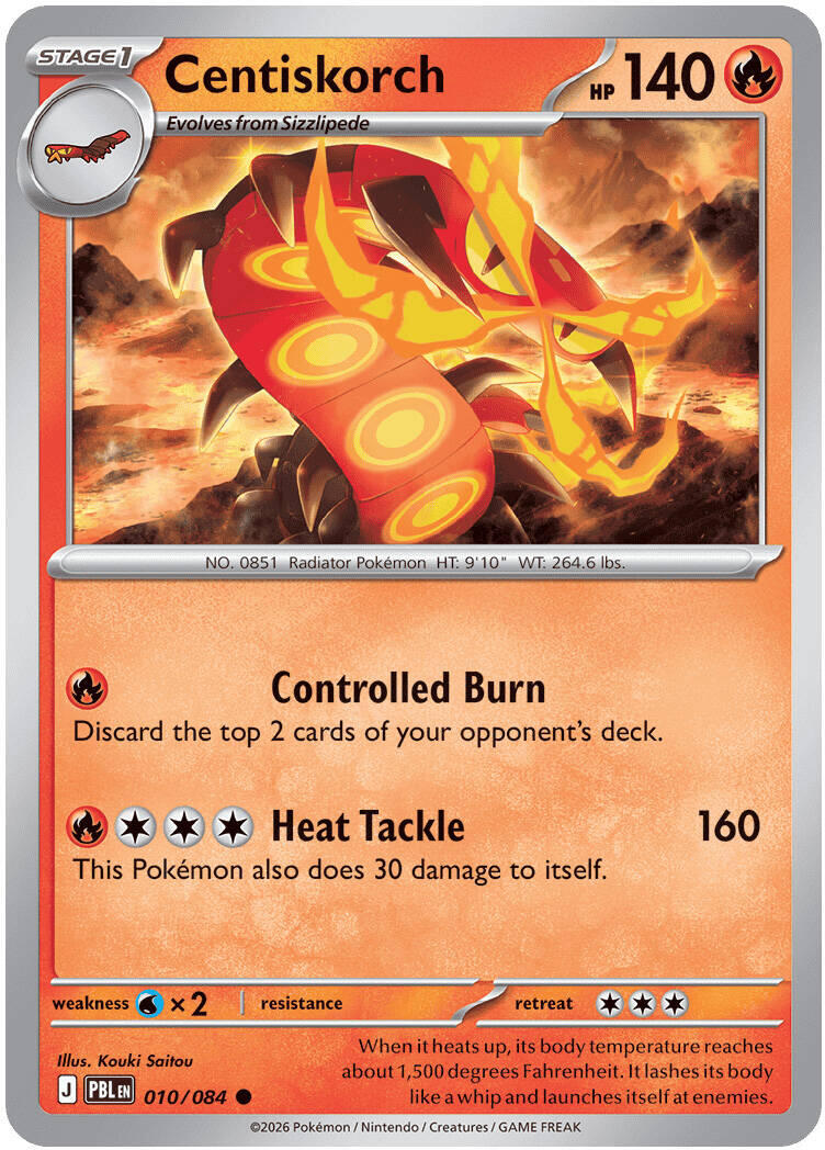 Centiskorch (010/084) [Mega Evolution: Pitch Black] | Multizone: Comics And Games