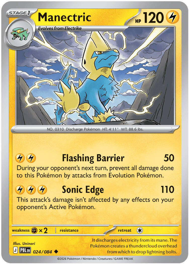 Manectric (024/084) [Mega Evolution: Pitch Black] | Multizone: Comics And Games