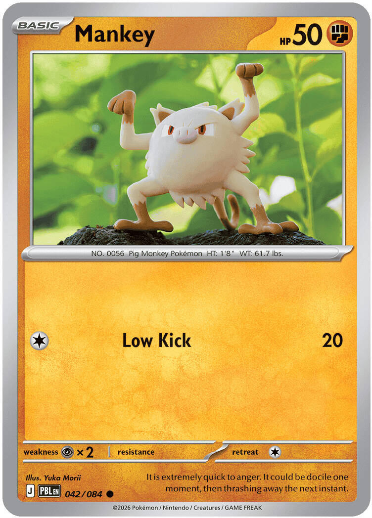 Mankey (042/084) [Mega Evolution: Pitch Black] | Multizone: Comics And Games