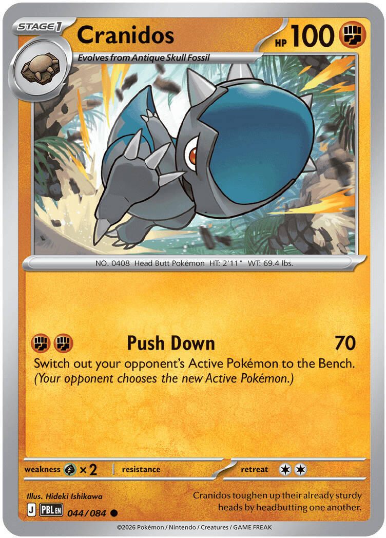 Cranidos (044/084) [Mega Evolution: Pitch Black] | Multizone: Comics And Games