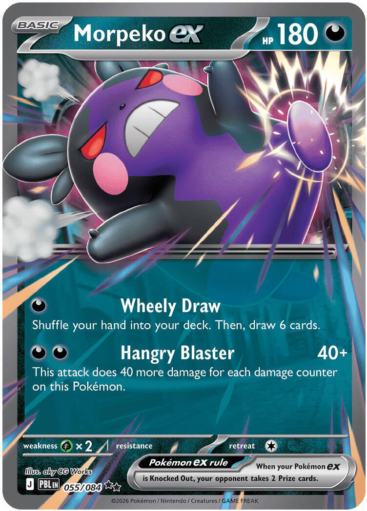 Morpeko ex (055/084) [Mega Evolution: Pitch Black] | Multizone: Comics And Games
