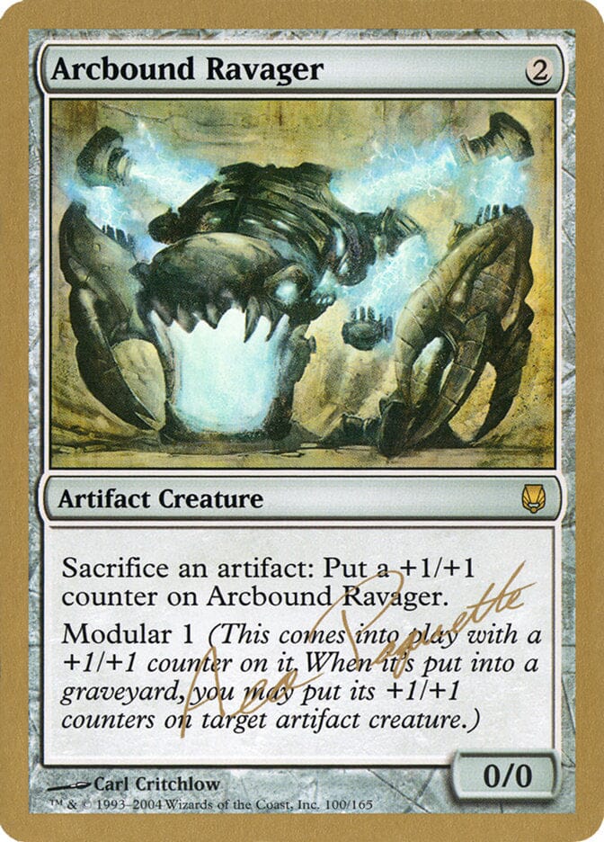 Arcbound Ravager (Aeo Paquette) [World Championship Decks 2004] MTG Single Magic: The Gathering  | Multizone: Comics And Games