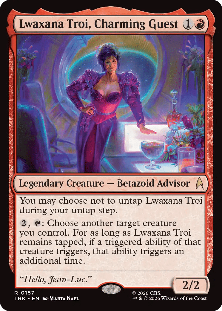 Lwaxana Troi, Charming Guest [Star Trek] MTG Single Magic: The Gathering  | Multizone: Comics And Games