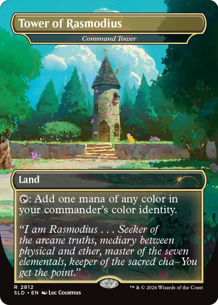 Tower of Rasmodius - Command Tower [Secret Lair Drop Series] MTG Single Magic: The Gathering  | Multizone: Comics And Games