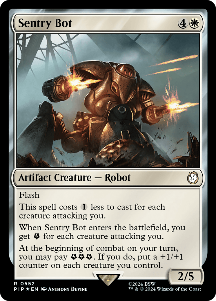 Sentry Bot (Surge Foil) [Fallout] MTG Single Magic: The Gathering  | Multizone: Comics And Games