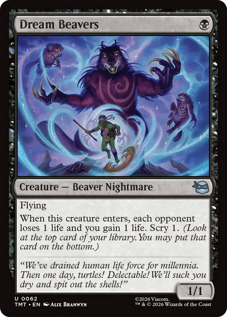 Dream Beavers [Teenage Mutant Ninja Turtles] MTG Single Magic: The Gathering  | Multizone: Comics And Games