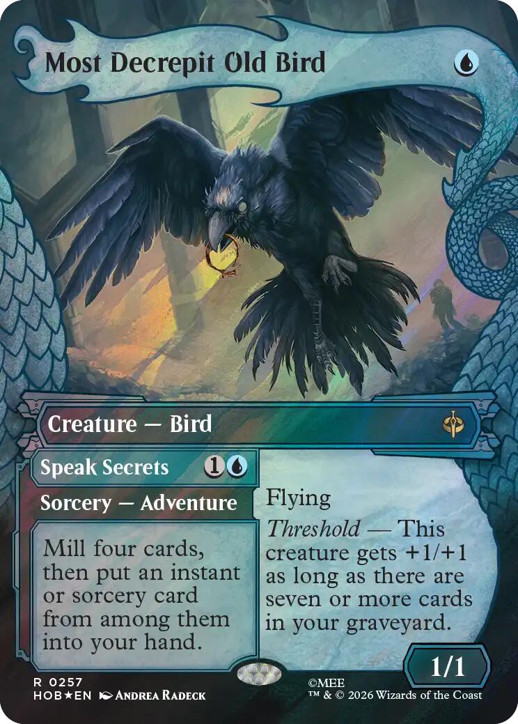Most Decrepit Old Bird (Showcase) (Surge Foil) [The Hobbit] | Multizone: Comics And Games