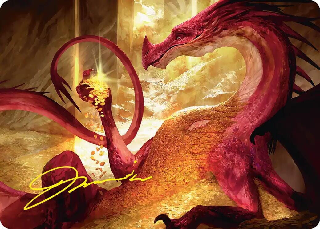 Gleaming Splendor Art Card (Gold-Stamped Signature) [The Hobbit Art Series] MTG Single Magic: The Gathering  | Multizone: Comics And Games