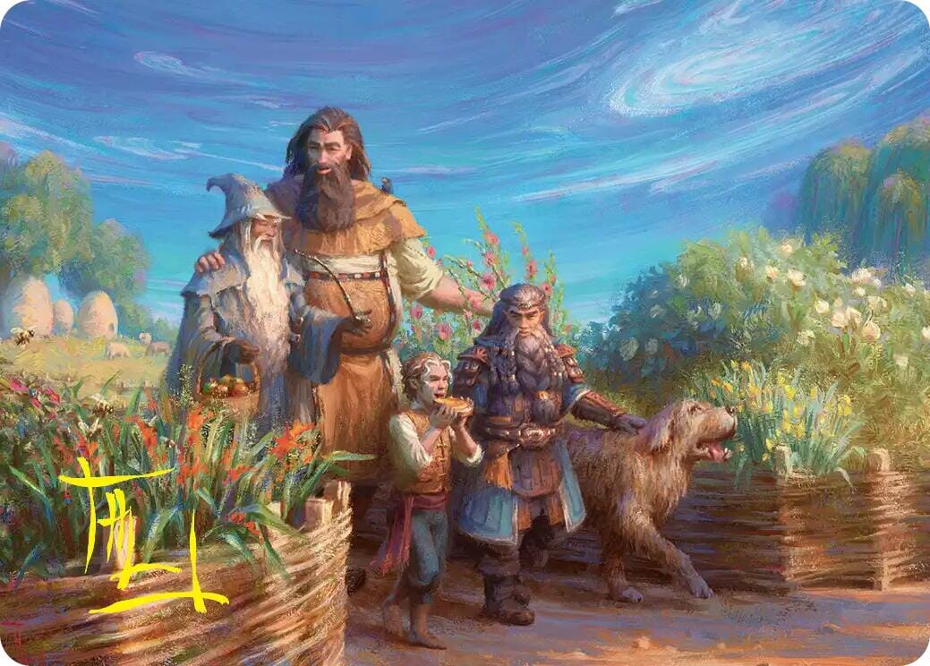 Beorn's Hospitality Art Card (Gold-Stamped Signature) [The Hobbit Art Series] MTG Single Magic: The Gathering  | Multizone: Comics And Games