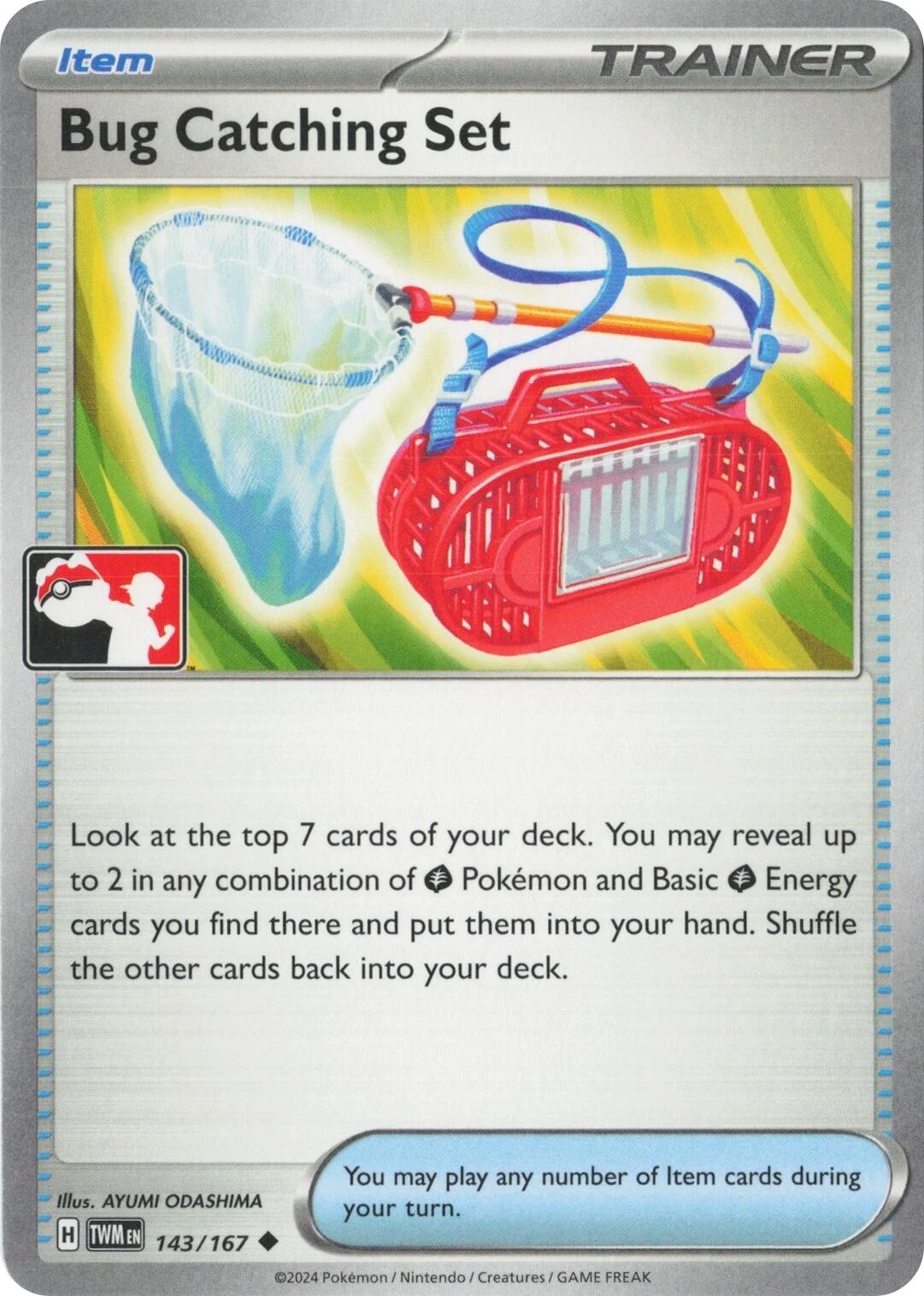 Bug Catching Set (143/167) (Left Stamp) [Prize Pack Series Seven] | Multizone: Comics And Games