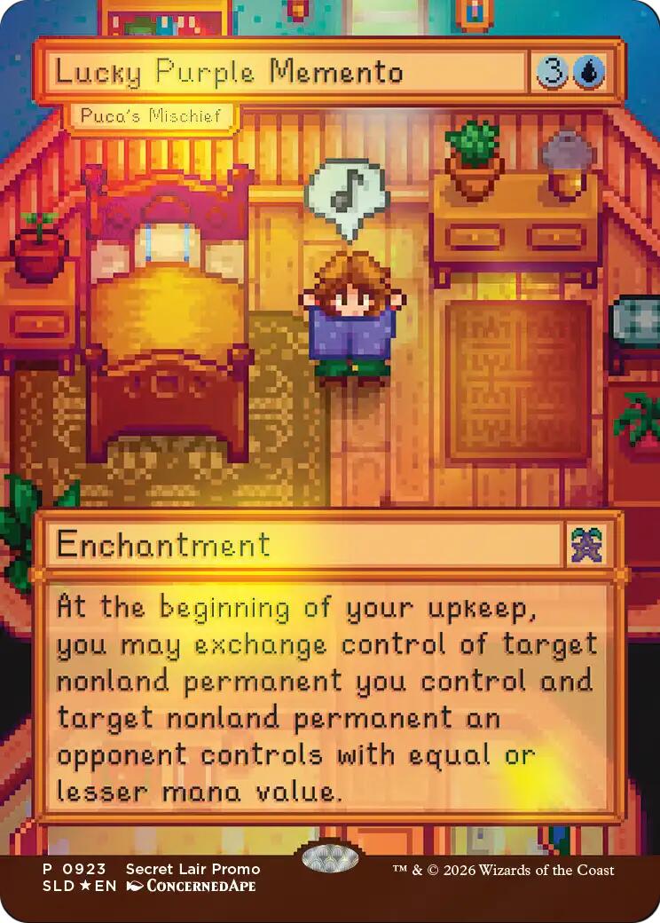 Lucky Purple Memento - Puca's Mischief [Secret Lair Drop Series] | Multizone: Comics And Games