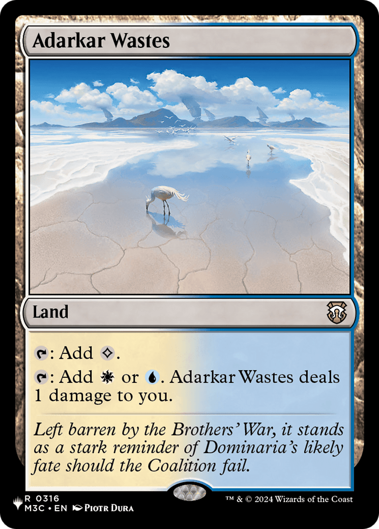 Adarkar Wastes (M3C) [The List] MTG Single Magic: The Gathering  | Multizone: Comics And Games