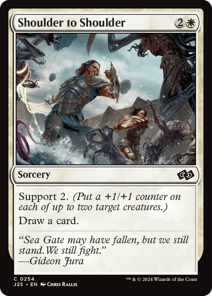 Shoulder to Shoulder [Foundations Jumpstart] MTG Single Magic: The Gathering  | Multizone: Comics And Games