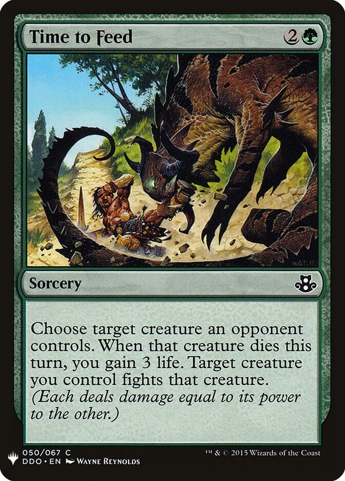 Time to Feed [Mystery Booster] MTG Single Magic: The Gathering  | Multizone: Comics And Games