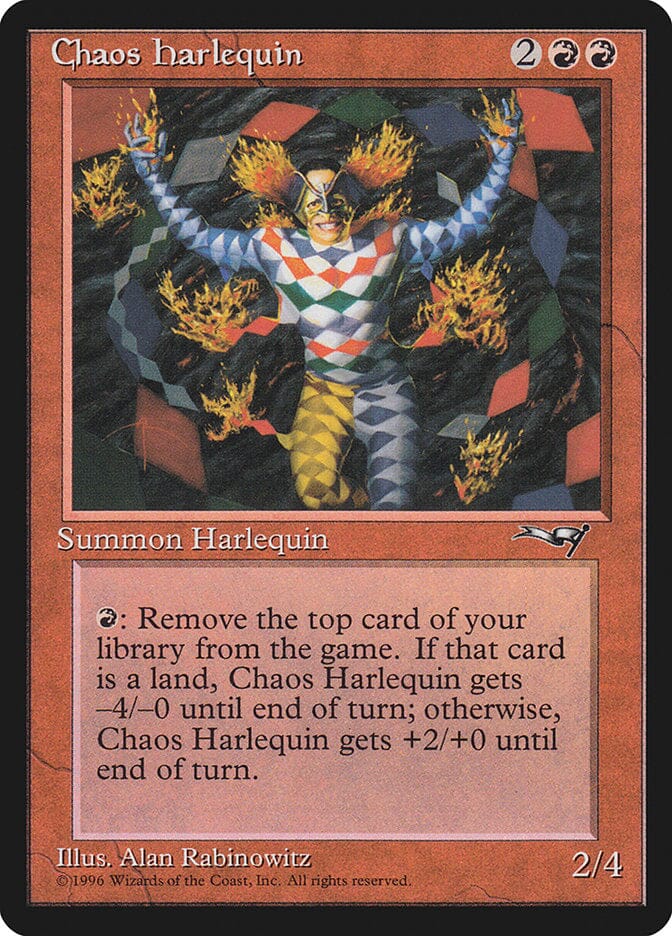 Chaos Harlequin [Alliances] MTG Single Magic: The Gathering  | Multizone: Comics And Games