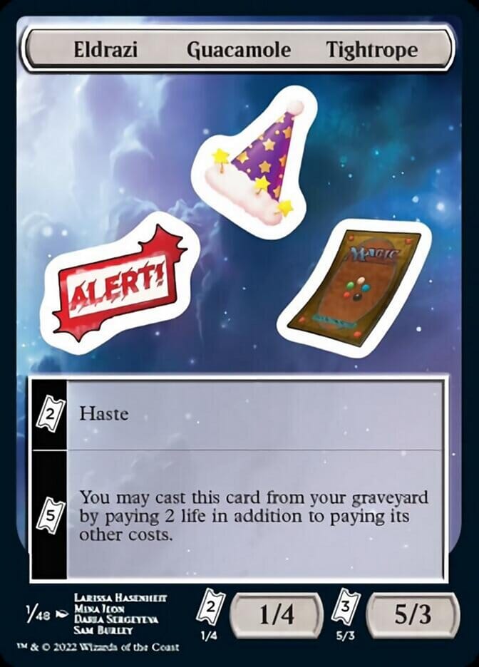 Eldrazi Guacamole Tightrope [Unfinity Stickers] MTG Single Magic: The Gathering  | Multizone: Comics And Games