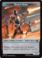 Robot Hero // Villain Double-Sided Token [Marvel Super Heroes Commander Tokens] | Multizone: Comics And Games