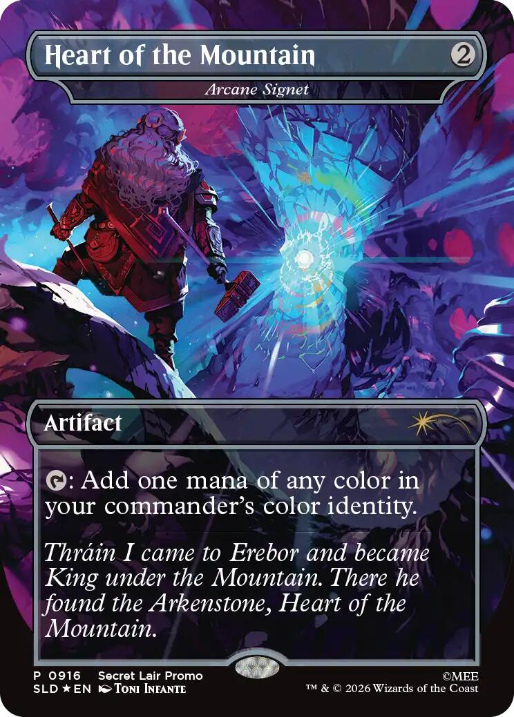 Heart of the Mountain - Arcane Signet [Secret Lair Drop Series] | Multizone: Comics And Games