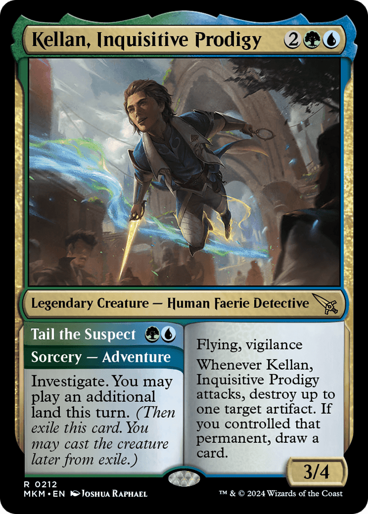 Kellan, Inquisitive Prodigy // Tail the Suspect [Murders at Karlov Manor] MTG Single Magic: The Gathering  | Multizone: Comics And Games